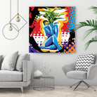 Mandragore by Ray Lengelé on GIANT ART - green pop art - alternative