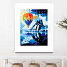 Ballon by Ray Lengelé on GIANT ART - blue landscape artistes du québec