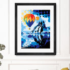 Ballon by Ray Lengelé on GIANT ART - blue landscape artistes du québec