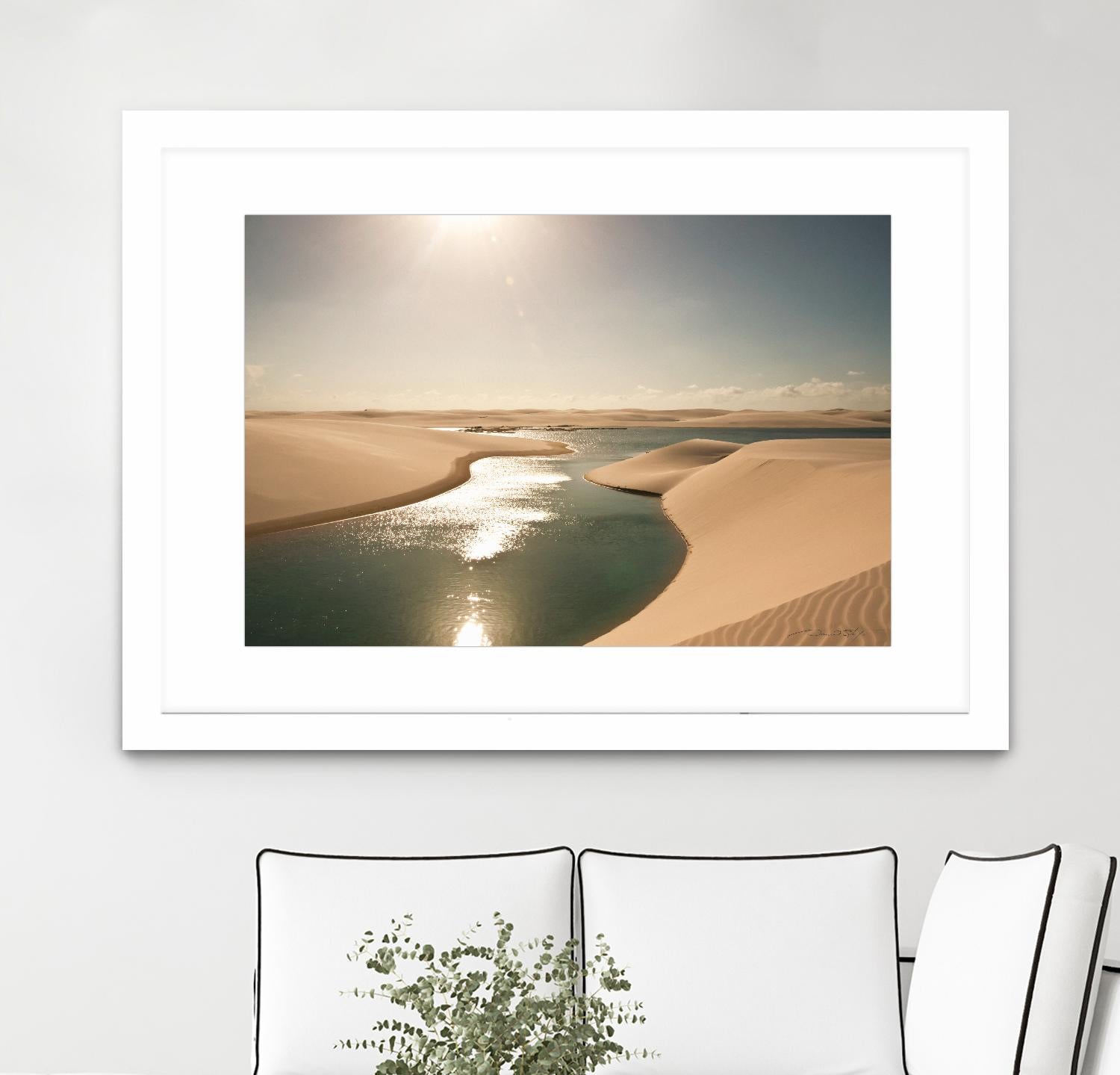 Soft Sunset by Daniel Stanford on GIANT ART - beige landscape sand