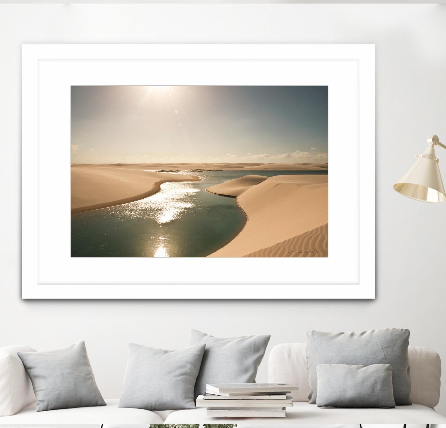 Soft Sunset by Daniel Stanford on GIANT ART - beige landscape sand