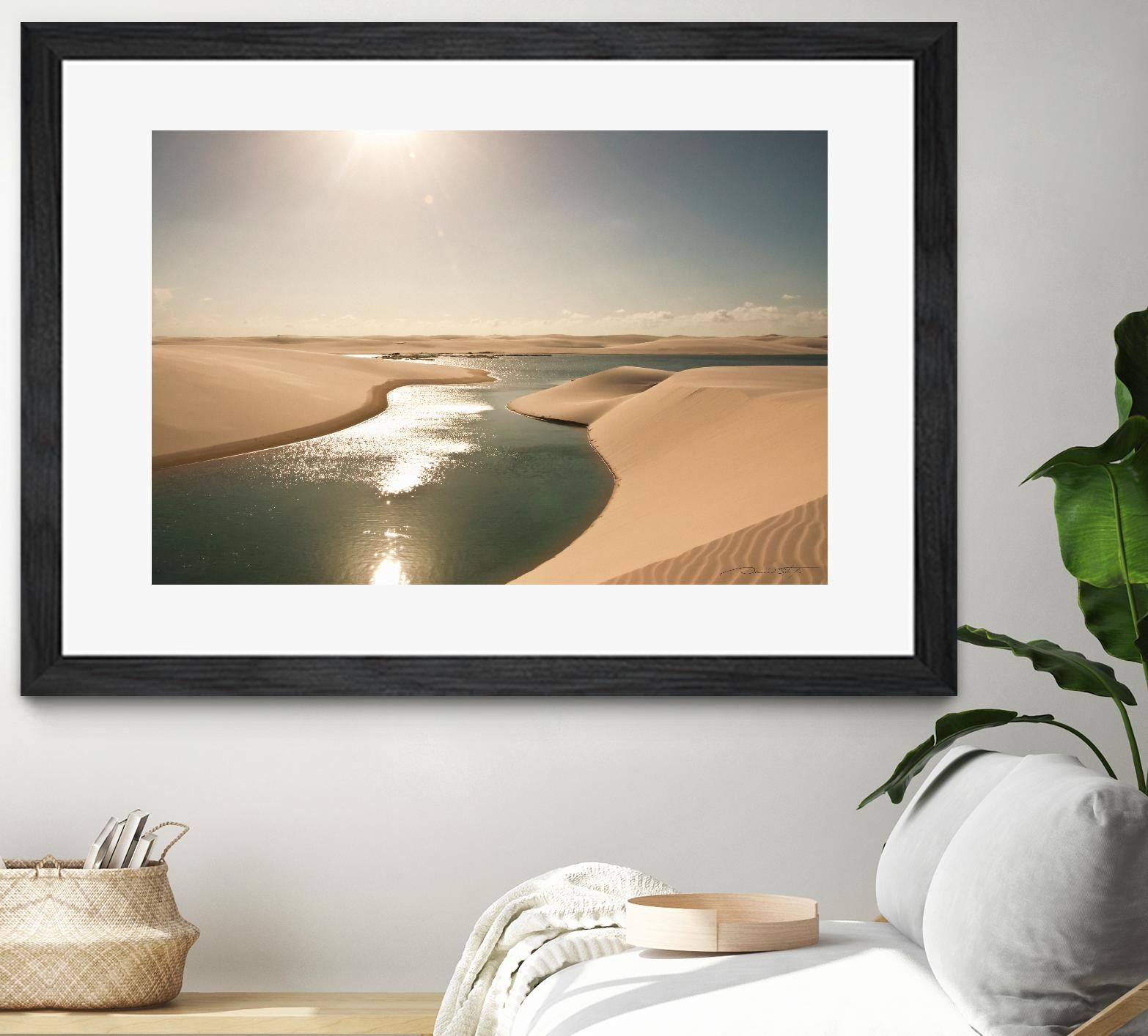 Soft Sunset by Daniel Stanford on GIANT ART - beige landscape sand