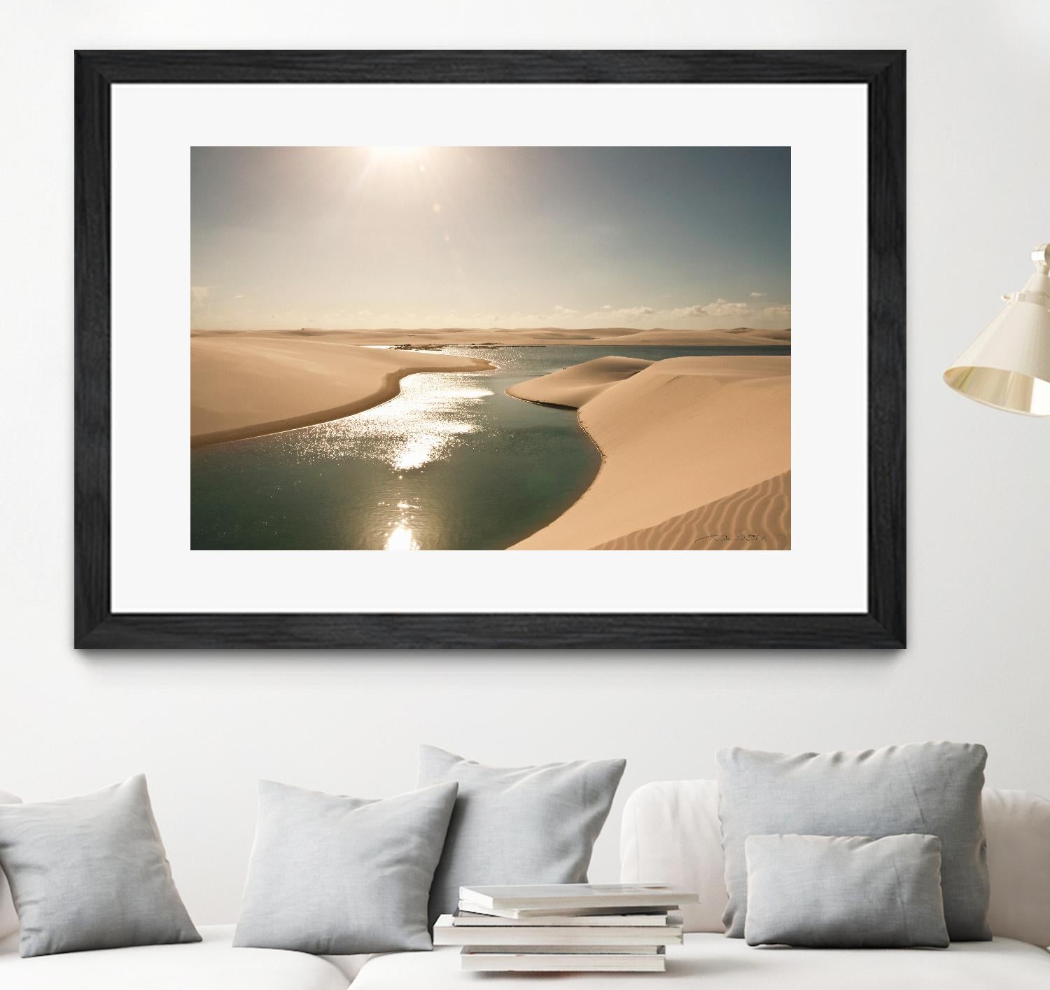 Soft Sunset by Daniel Stanford on GIANT ART - beige landscape sand