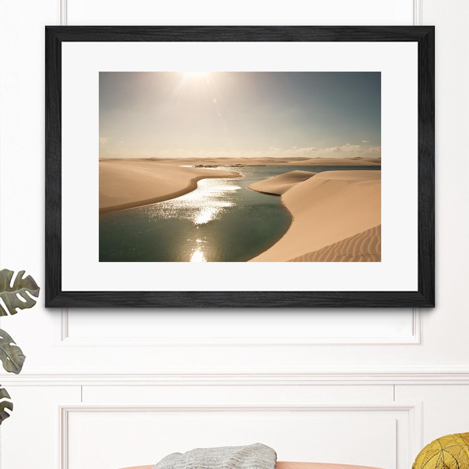 Soft Sunset by Daniel Stanford on GIANT ART - beige landscape sand