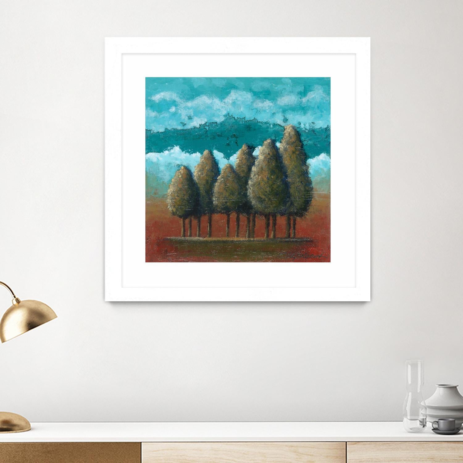 18 juillet 2014 by Marie Claprood on GIANT ART - blue trees