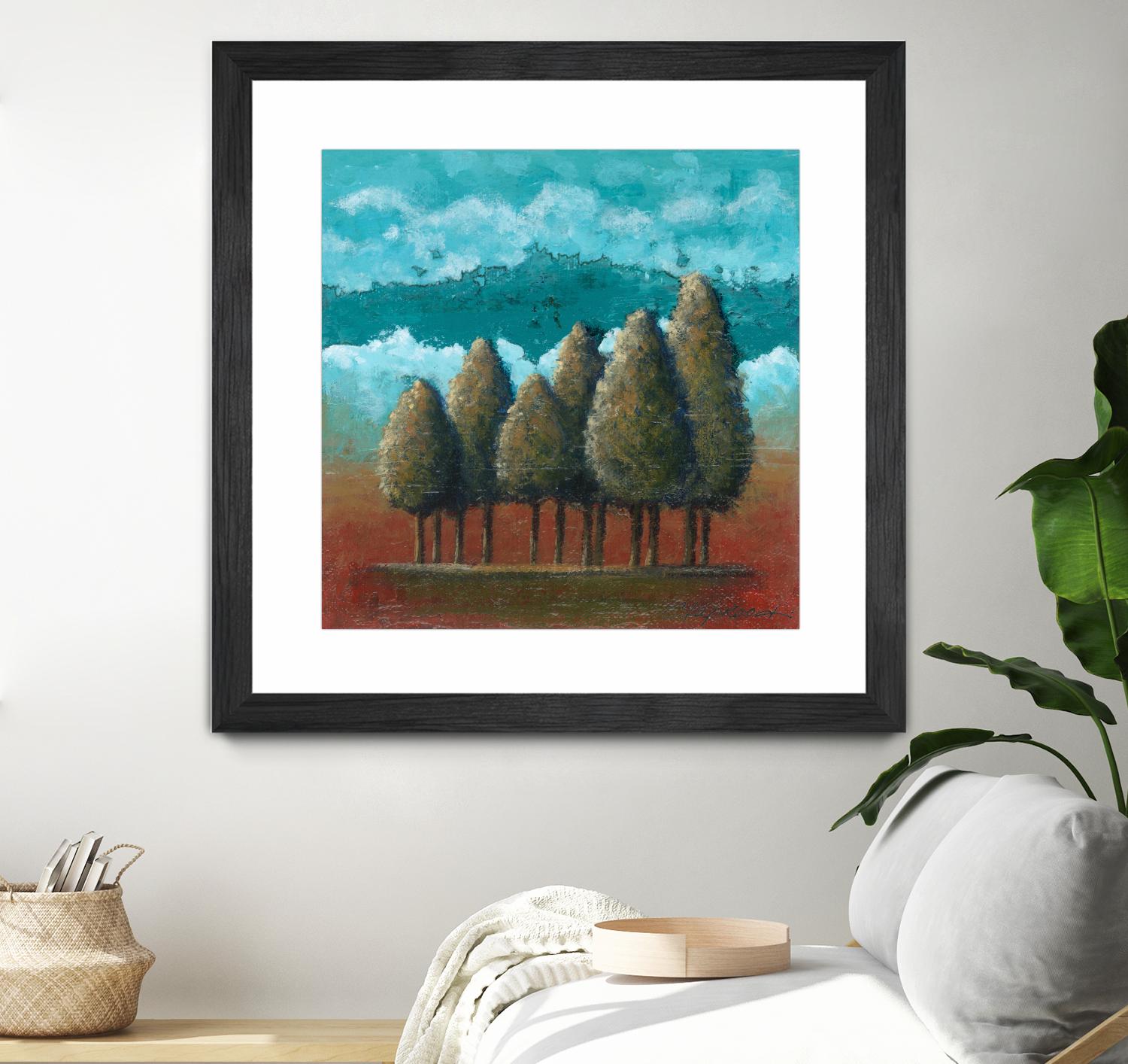 18 juillet 2014 by Marie Claprood on GIANT ART - blue trees