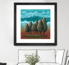 18 juillet 2014 by Marie Claprood on GIANT ART - blue trees