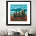 18 juillet 2014 by Marie Claprood on GIANT ART - blue trees