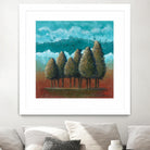 18 juillet 2014 by Marie Claprood on GIANT ART - blue trees