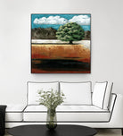 25 juin 2015 by Marie Claprood on GIANT ART - blue trees