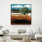 25 juin 2015 by Marie Claprood on GIANT ART - blue trees