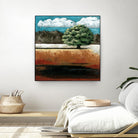 25 juin 2015 by Marie Claprood on GIANT ART - blue trees