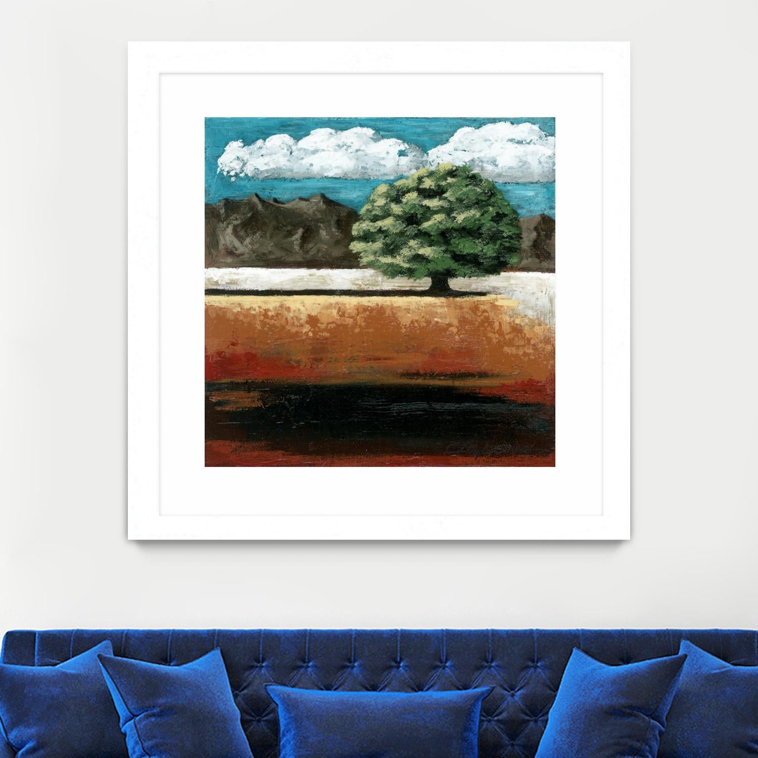 25 juin 2015 by Marie Claprood on GIANT ART - blue trees