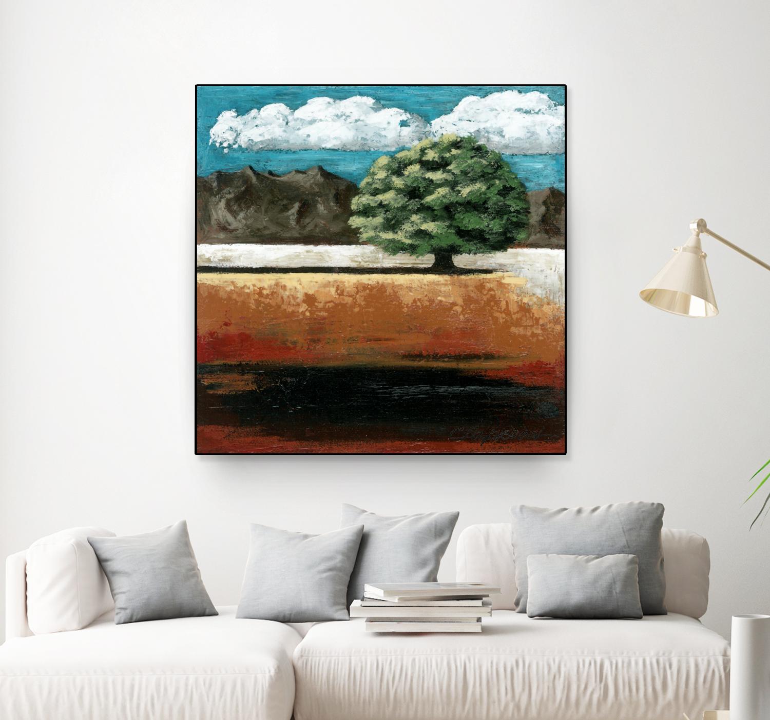 25 juin 2015 by Marie Claprood on GIANT ART - blue trees