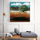 25 juin 2015 by Marie Claprood on GIANT ART - blue trees