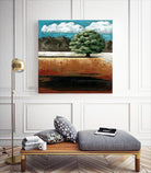 25 juin 2015 by Marie Claprood on GIANT ART - orange landscape tree