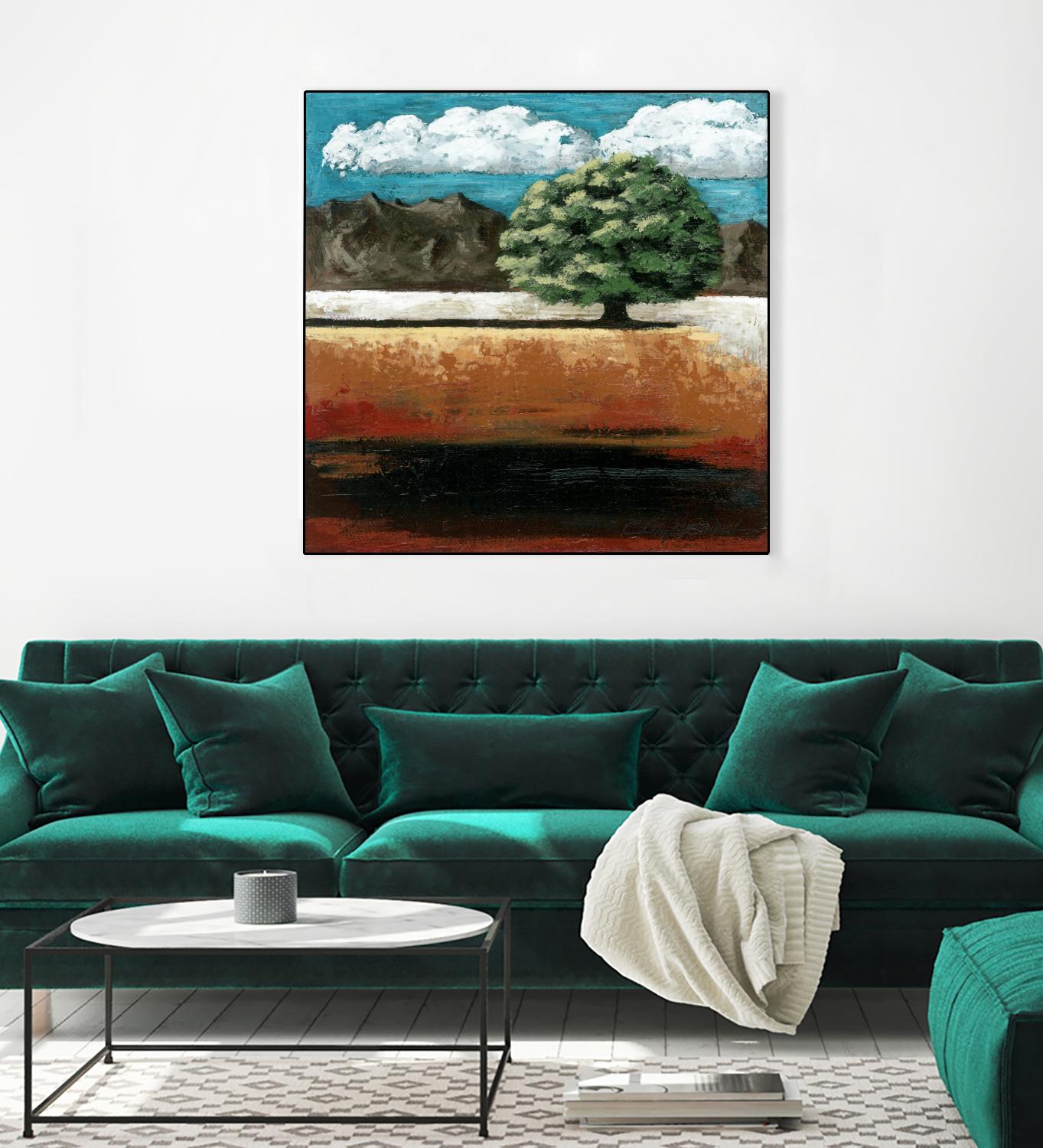 25 juin 2015 by Marie Claprood on GIANT ART - blue trees