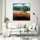 25 juin 2015 by Marie Claprood on GIANT ART - orange landscape tree