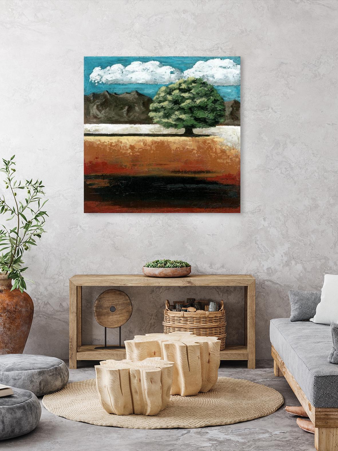 25 juin 2015 by Marie Claprood on GIANT ART - orange landscape tree