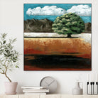 25 juin 2015 by Marie Claprood on GIANT ART - blue trees