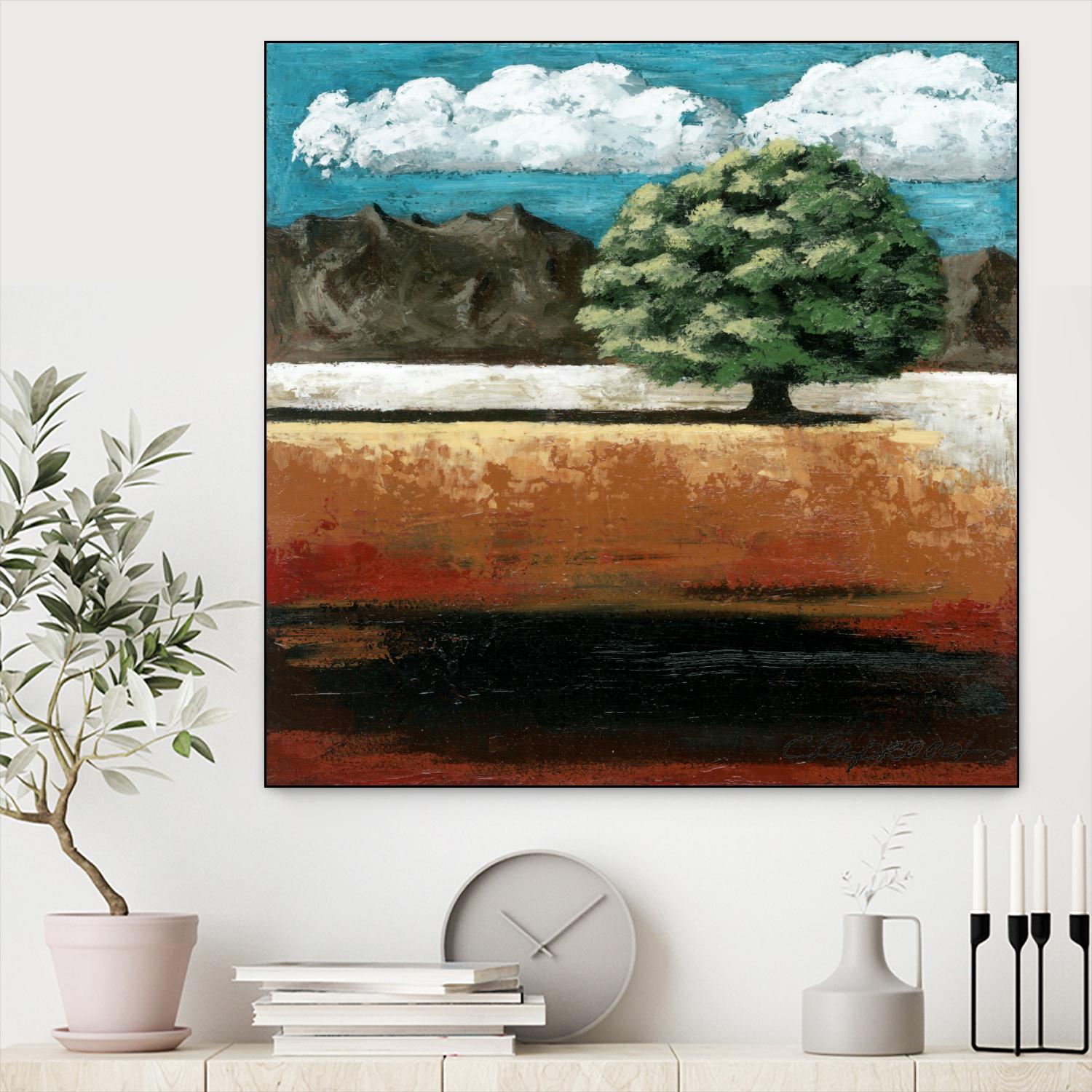 25 juin 2015 by Marie Claprood on GIANT ART - blue trees