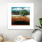 25 juin 2015 by Marie Claprood on GIANT ART - blue trees