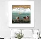 Plaine espace by Marie Claprood on GIANT ART - white landscape