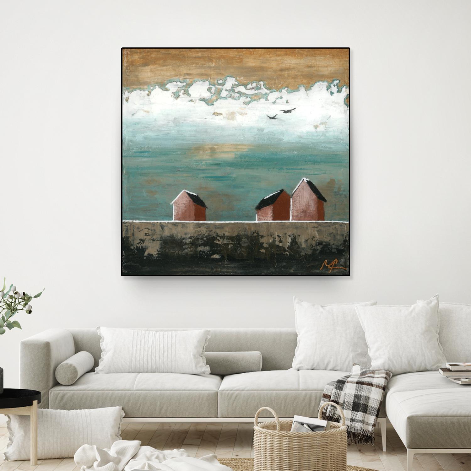 Plaine espace by Marie Claprood on GIANT ART - white landscape