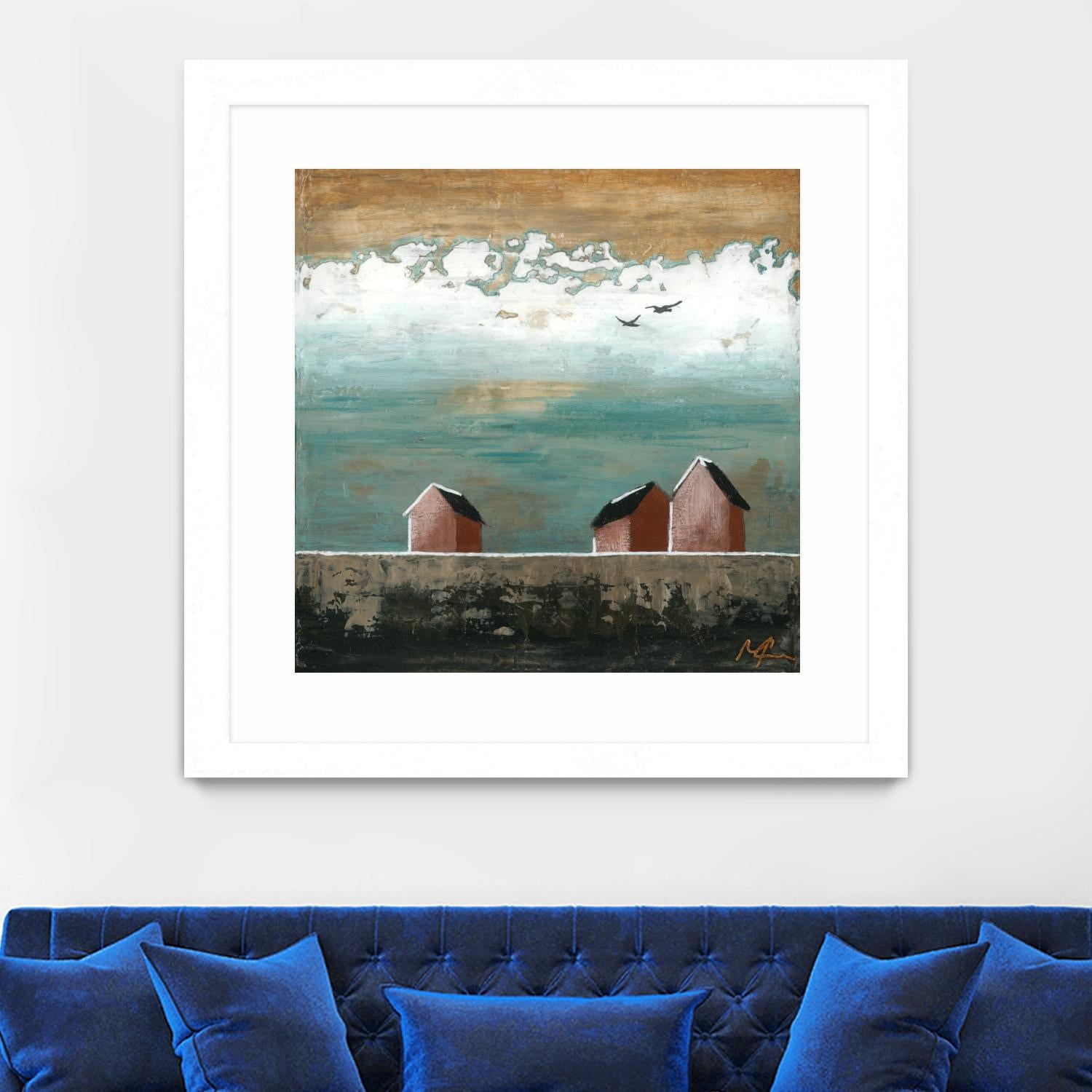 Plaine espace by Marie Claprood on GIANT ART - white landscape