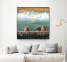 Plaine espace by Marie Claprood on GIANT ART - white landscape