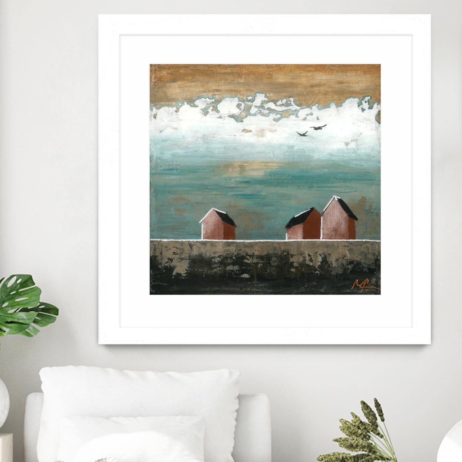 Plaine espace by Marie Claprood on GIANT ART - white landscape