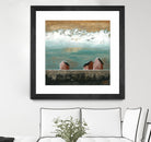 Plaine espace by Marie Claprood on GIANT ART - white landscape