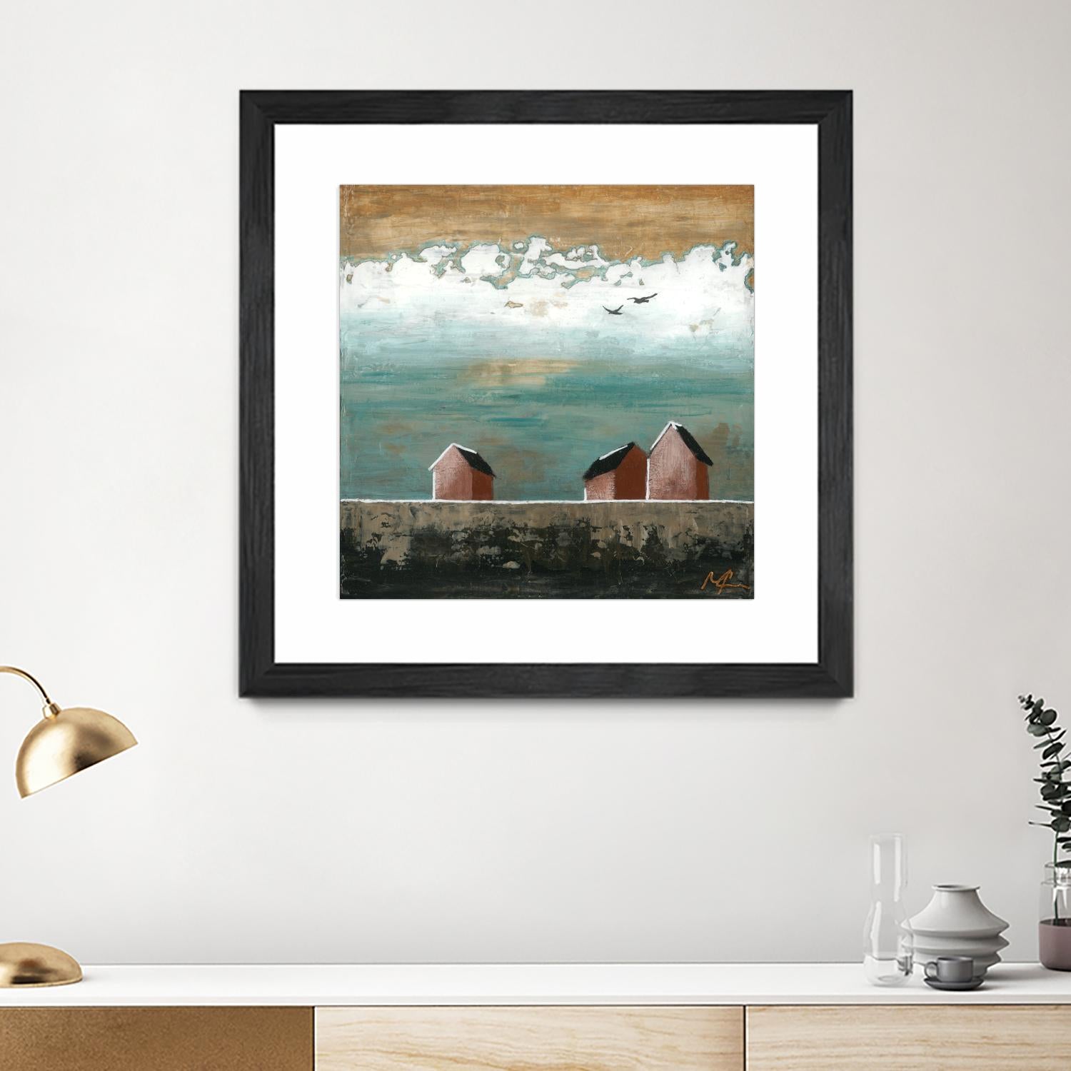 Plaine espace by Marie Claprood on GIANT ART - white landscape