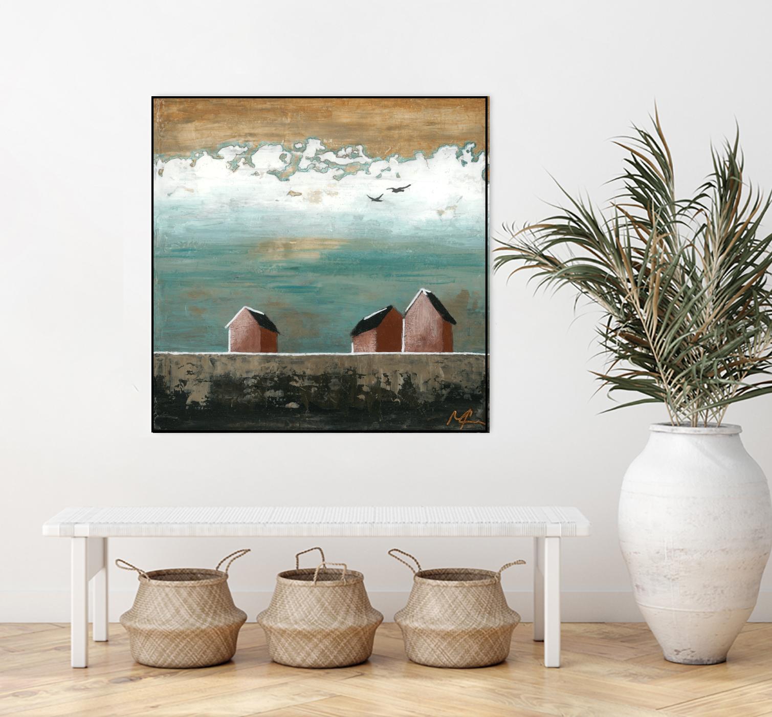 Plaine espace by Marie Claprood on GIANT ART - white landscape