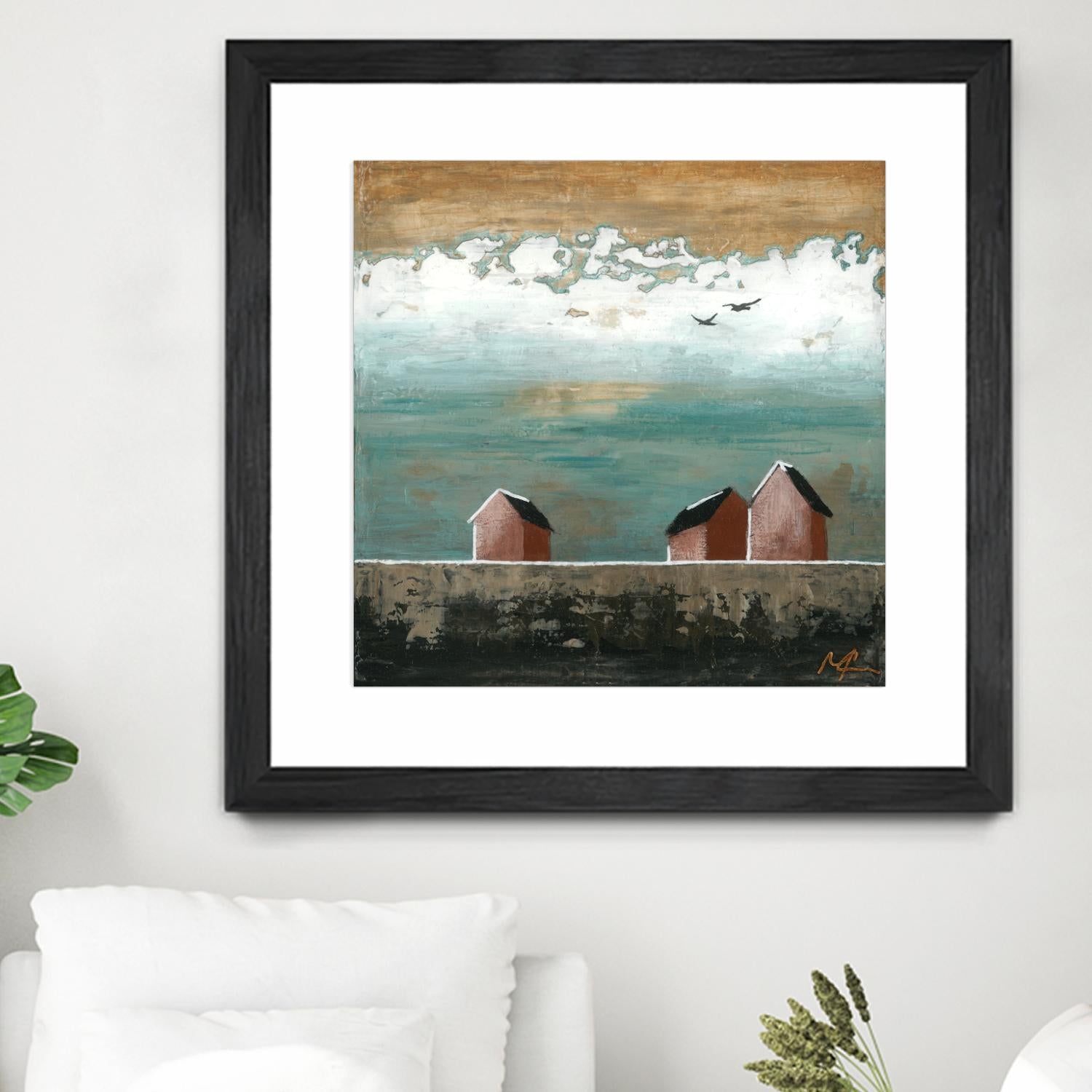 Plaine espace by Marie Claprood on GIANT ART - white landscape