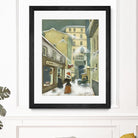 Street in Quebec 1912 by Steven Lamb on GIANT ART - beige architecture artiste québécois