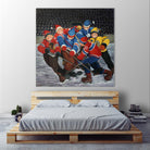 Un rêve by Nicole Laporte on GIANT ART - blue winter scenes