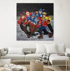 Un rêve by Nicole Laporte on GIANT ART - blue winter scenes