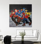 Un rêve by Nicole Laporte on GIANT ART - blue winter scenes