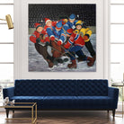 Un rêve by Nicole Laporte on GIANT ART - blue winter scenes