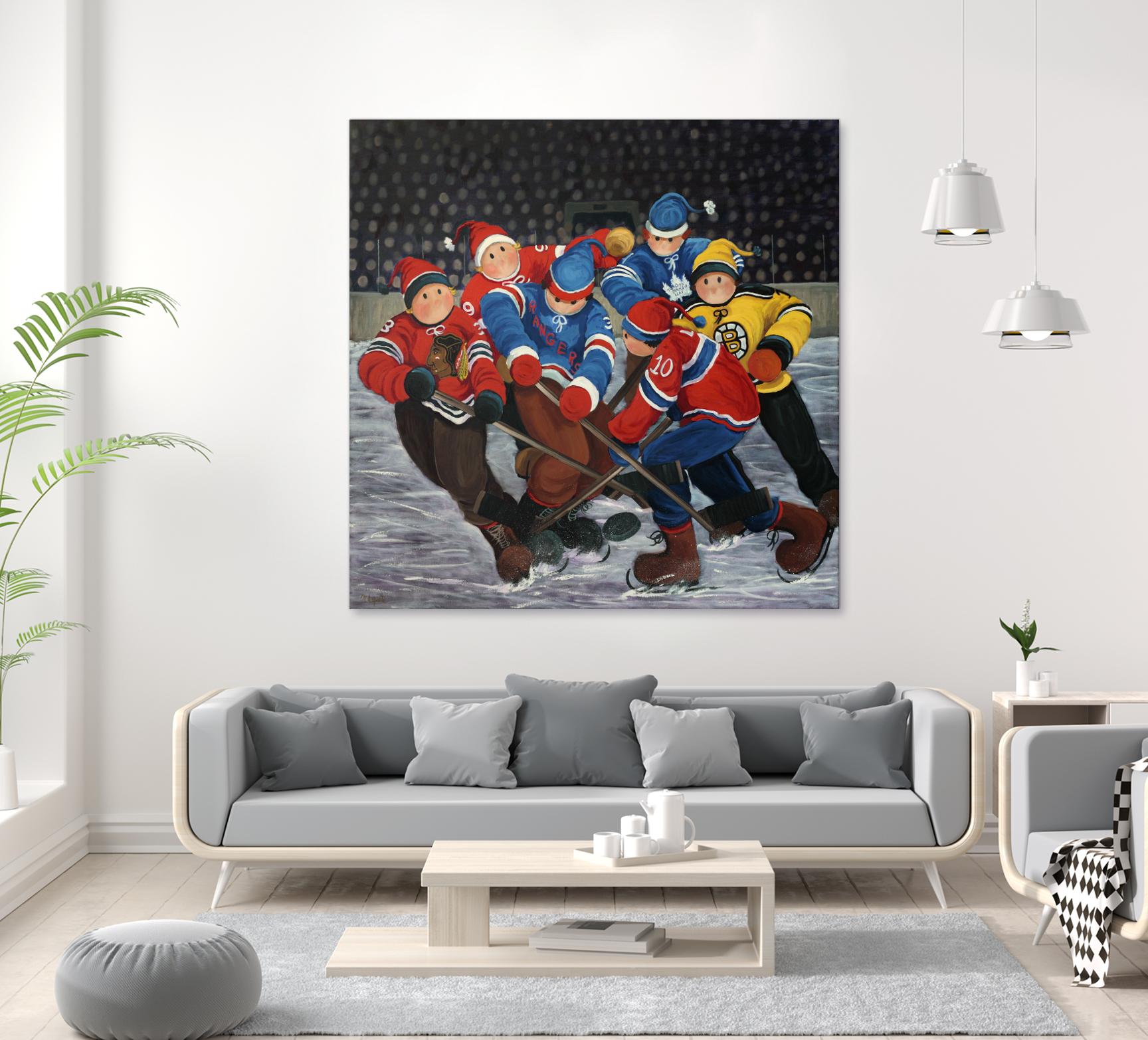 Un rêve by Nicole Laporte on GIANT ART - blue winter scenes