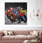 Un rêve by Nicole Laporte on GIANT ART - blue winter scenes