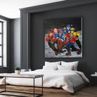 Un rêve by Nicole Laporte on GIANT ART - blue winter scenes