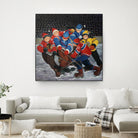 Un rêve by Nicole Laporte on GIANT ART - blue winter scenes