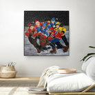 Un rêve by Nicole Laporte on GIANT ART - blue winter scenes