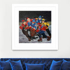 Un rêve by Nicole Laporte on GIANT ART - blue winter scenes