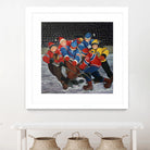 Un rêve by Nicole Laporte on GIANT ART - blue winter scenes