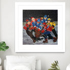 Un rêve by Nicole Laporte on GIANT ART - blue winter scenes