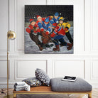 Un rêve by Nicole Laporte on GIANT ART - blue winter scenes