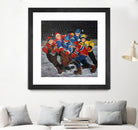 Un rêve by Nicole Laporte on GIANT ART - blue winter scenes